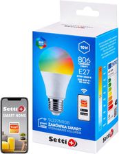 Setti+ Inteligentna żarówka LED 10W E27 Wi-Fi (SL227NRGB)