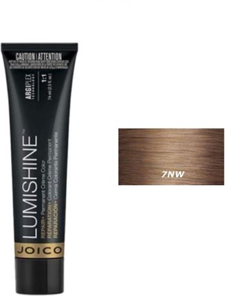 Joico Lumishine Permanent Creme Trwała farba do włosów  7NW naturalny ciepły średni blond 74ml