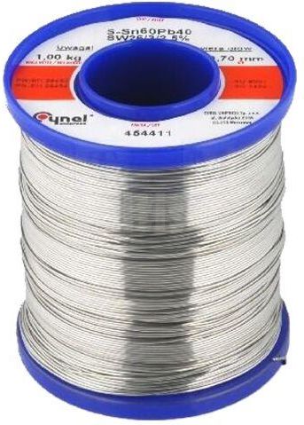 250g Di Stagno 0,7 Mm Diametro Flux 2,5% Sn 60 Pb 40 Sn60Pb40 Cynel Bobina Rotolo 025 Kg Cynel 5902884600763 - Foto 4