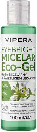Vipera Eyebright Micelar Eco-Gel Eko-Żel Micelarny Ze Świetlikiem Lekarskim Do Demakijażu Zmęczonych Oczu 100Ml