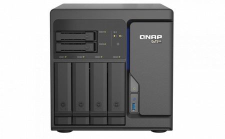 Serwer plików QNAP TS-h686-D1602-8G rozbudowany do 64 6-bay, Intel Xeon D-1602 dual-core 2.5GHz /3.2GHz, 64 GB UDIMM DDR4 ECC, 2 x M.2 22110/2280 NVM