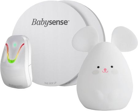 Babysense Monitor Oddechu 7 + Myszka Luca By Natulino Innovations Lampka Nocna Led Dla Dziecka