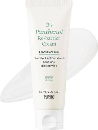 PURITO B5 Panthenol Re-barrier Cream Odbudowująco-nawilżający krem do twarzy z pantenolem 80ml