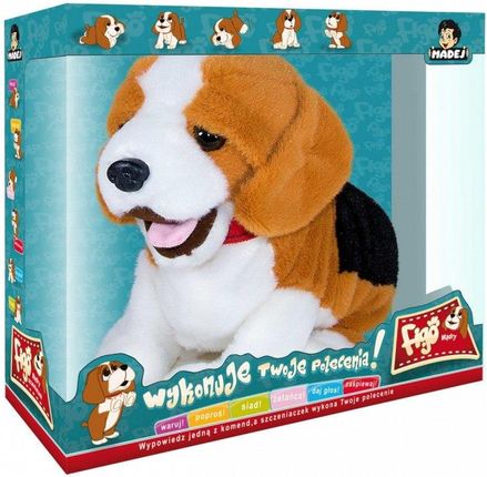 Madej Maskotka Interaktywna Figo Pies Reagujący Na Komendy Beagle 
