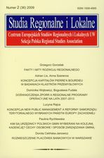 Zdjęcie Studia Regionalne i Lokalne Numer 2 (36) 2009 - Wielichowo