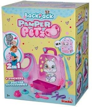 Simba Pamper Petz Vetpack Zestaw Lekarza 2W1 I Plecak - zdjęcie 2 Simba Pamper Petz Vetpack Zestaw Lekarza 2W1 I Plecak