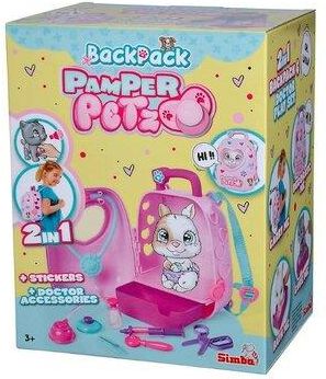 sprzedam  Simba Pamper Petz Vetpack Zestaw Lekarza 2W1 I Plecak - zdjęcie 3