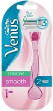 Zdjęcie Gillette Venus Smooth Sensitive Pink - Maszynka Do Golenia + 2 Wkłady - Bełchatów