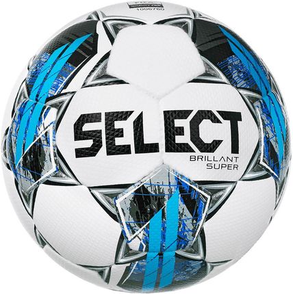Piłka nożna Select Brillant Super biało-czarno-niebieska
