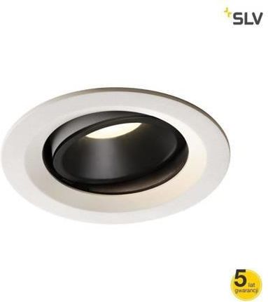 Spotline-Slv NUMINOS® MOVE XS, oprawa sufitowa wpuszczana biała/czarna 2700 K 40° - - (1005565)