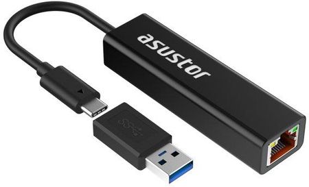 Asustor AS-U2.5G2, USB3.2 Gen 1 type-c to 2.5GBASE-T Adapter (with USB-C to A Adapter)