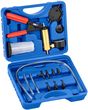 Odpowietrznik hamulców - tester podciśnienia - 15 elementów - plastik (PVC, PP) / stal węglowa MSW 10061841 MSW-CA-125