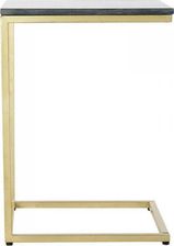 Dkd Home Decor Stolik Czarny Marmur Żelazo Złoty (40X46X65 Cm) 9629632