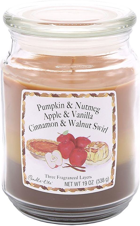 Candle Lite Świeca Zapachowa Pumpkin&Nutmeg Apple&Vanilla Cinnamon