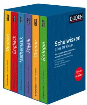 Duden Schulwissen 5. Bis 10. Klasse 5 Bände - Literatura Obcojęzyczna ...