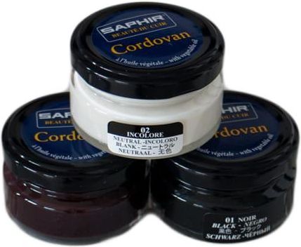 Saphir Cordovan Creme, 50 Ml – Premium-Lederpflege Für Schuhe Und Accessoires
