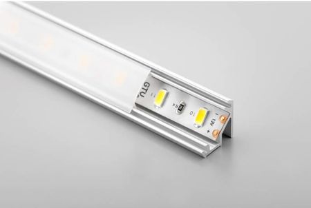 Gtv Poland Profil aluminiowy LED kątowy - nakładany glax sliver 2m (PAGLAXNKKTAL)