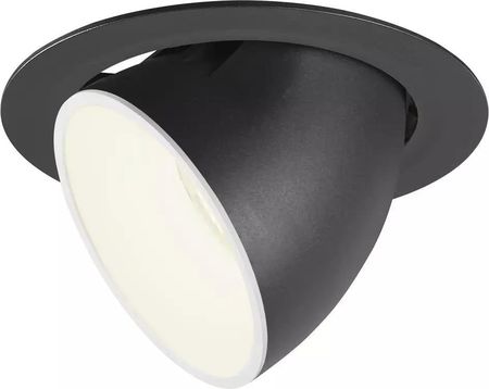 Spotline-Slv NUMINOS® GIMBLE XL, oprawa sufitowa wpuszczana czarna/biała 2700 K 20° - - (1006030)