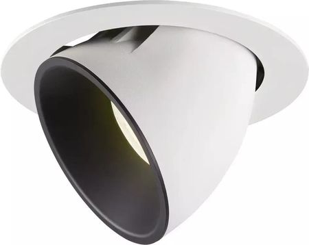 Spotline-Slv NUMINOS® GIMBLE XL, oprawa sufitowa wpuszczana biała/czarna 2700 K 40° - - (1006041)