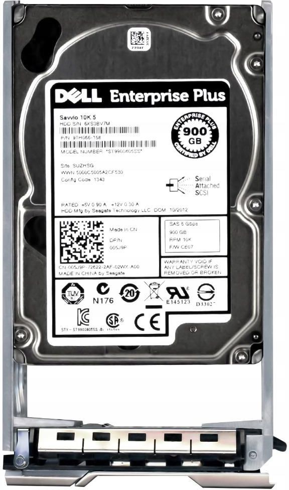 Dysk Serwerowy Dell 900Gb 10K 64Mb Sas 2 2 5 St9900805Ss 005J9P