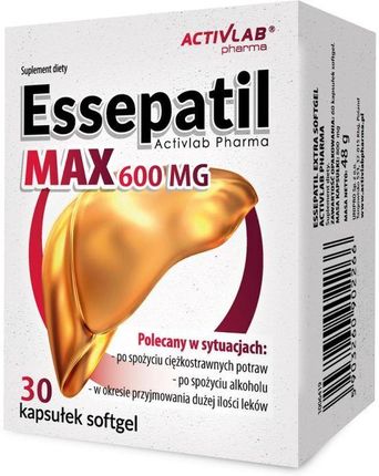 ActivLab Essepatil Extra Max 600 mg 30 kaps.