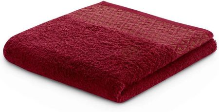 Amelia Home Ręcznik Czerwony Kąpielowy 50x90 Bawełniany Andrea Chłonny Gruby