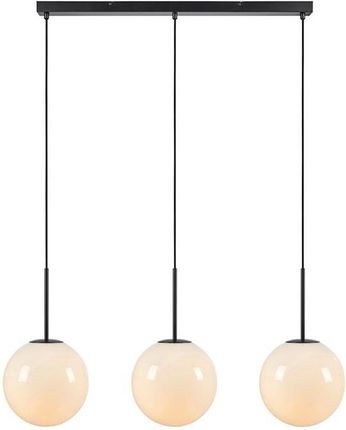 Markslojd Dione 108269 Lampa Wisząca Zwis 3X40W E14 Czarna Biała