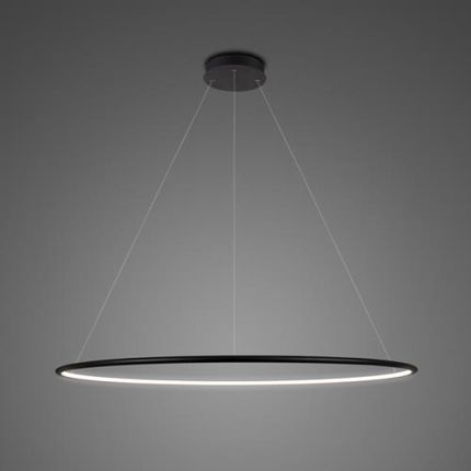 Altavola Design Lampa Wisząca Ledowe Okręgi No.1 100 Cm In 4K Czarna