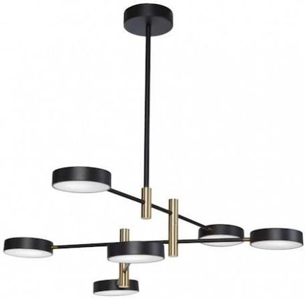 Berella Light Lampa wisząca Tuma czarno-złota oprawa w stylu design (BL5422)