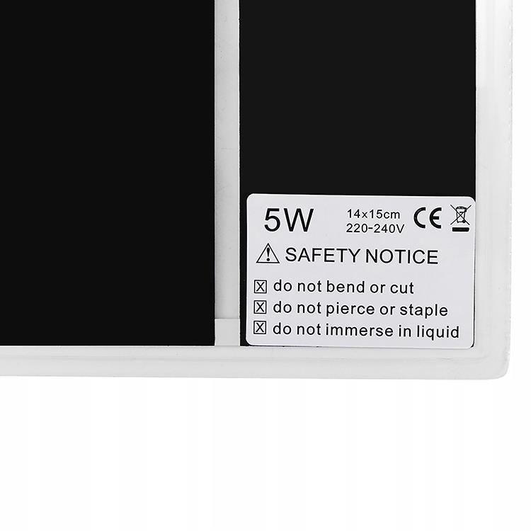Aquos Mata Grzewcza Z Regulacją 5W 14X15cm - zdjęcie 1 Aquos Mata Grzewcza Z Regulacją 5W 14X15cm