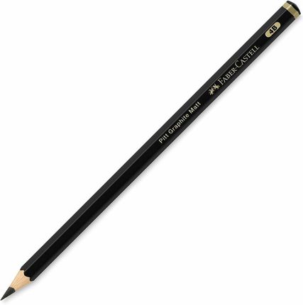 Ołówek Grafitowy Pitt Mat 4B 18Cm Drewno Szare