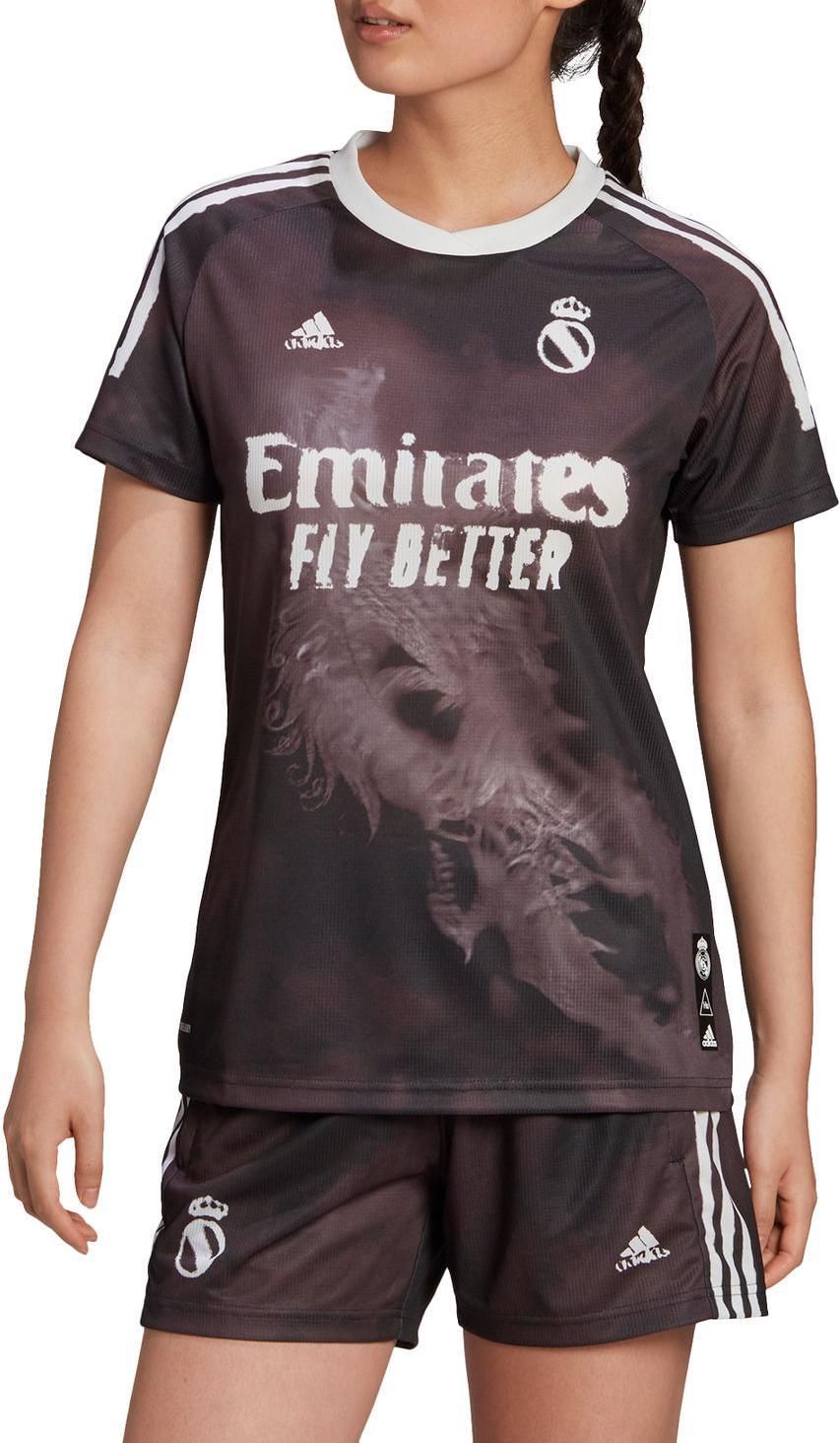 Adidas Koszulka Real Madrid Human Race Jersey Women R L Czarny Ceny I Opinie Ceneo Pl