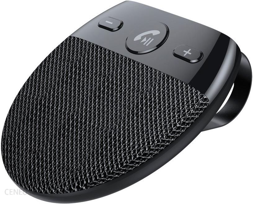 Wozinsky zestaw głośnomówiący Bluetooth 5.0 do samochodu na osłonę przeciwsłoneczną czarny 