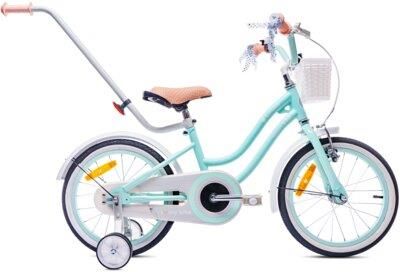Sun Baby Rower Dziecięcy Heart Bike 16 Cali Miętowy - zdjęcie 1 Sun Baby Rower Dziecięcy Heart Bike 16 Cali Miętowy