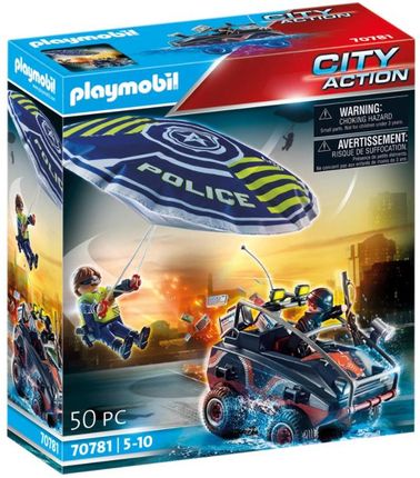 Playmobil 70781 City Action Spadochron Policyjny Z Amfibią