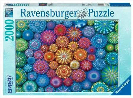 Ravensburger Puzzle 2000El Tęczowe Mandale 171347