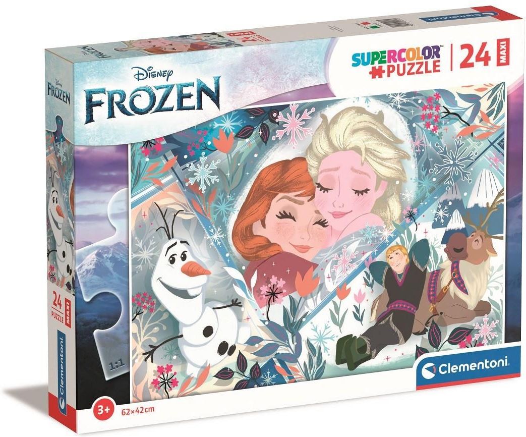 Clementoni Puzzle 24El. Maxi Super Kolor Frozen 2 - Ceny i opinie ...