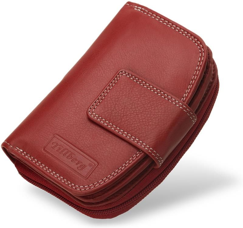 Leder Tillberg Portemonnaie Półokrągły Portfel Damski Tillberg