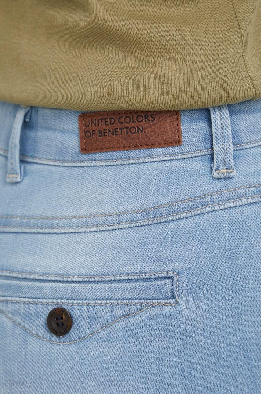 United Colors of Benetton jeansy damskie medium waist