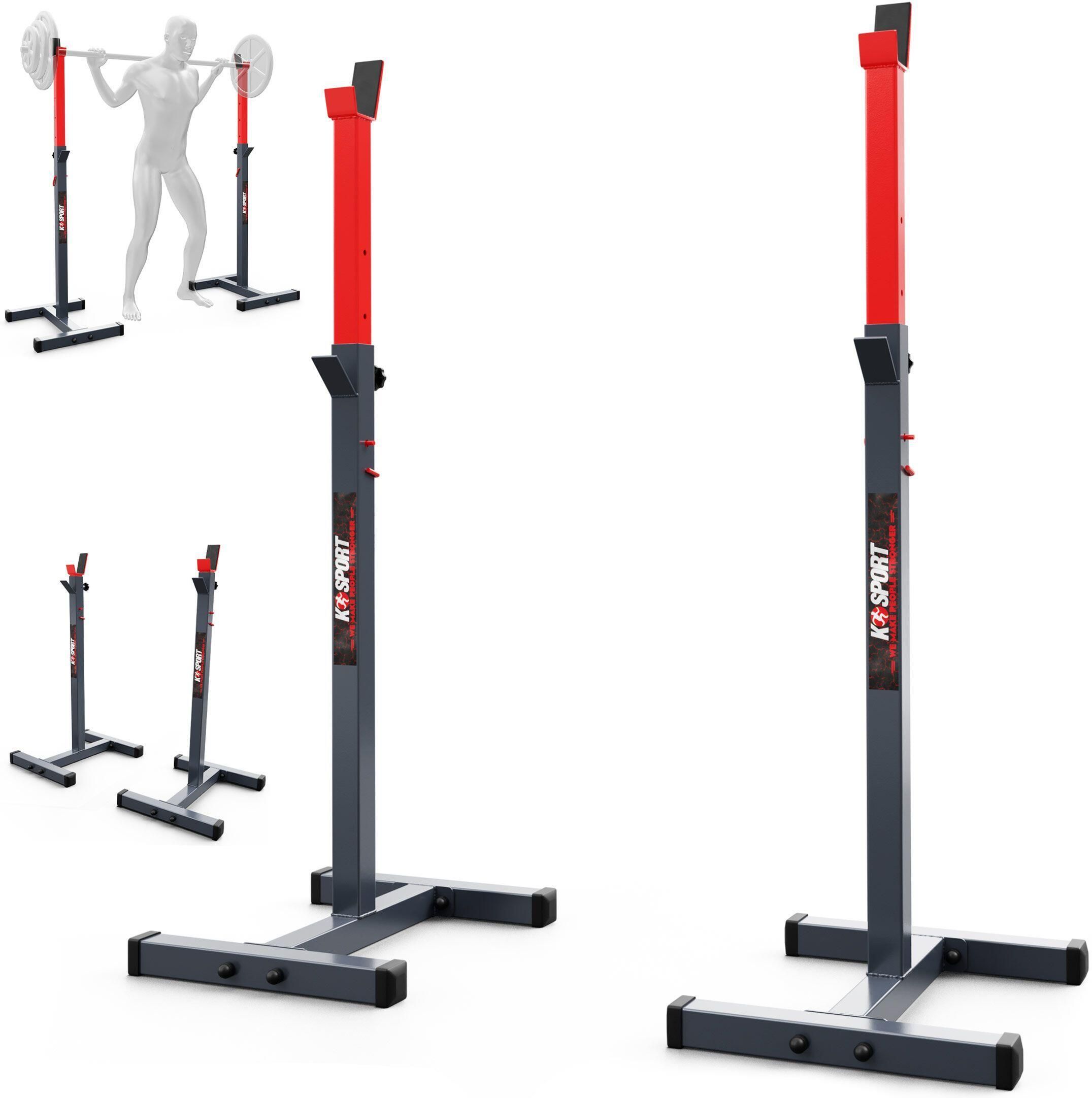 K Sport Stojaki Pod Sztangę Ksh012 Czerwony Ceny i opinie Ceneo.pl