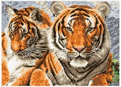 Zdjęcie Diamond Dotz Zestaw Kreatywny "Tigers 8+ - Mońki