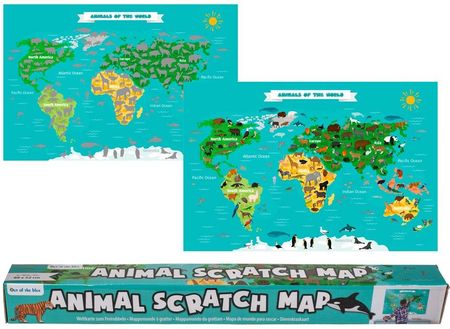Kemis Mapa Zdrapka Dla Dzieci Świat Zwierząt (4029811441150)
