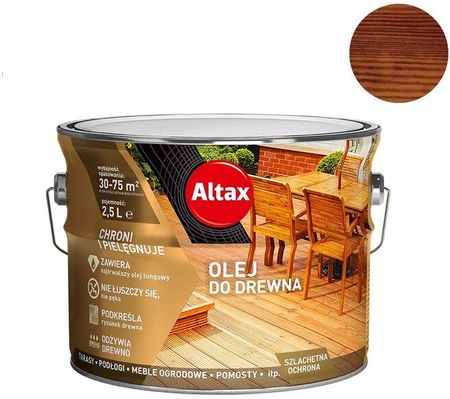 Altax Olej do drewna 2,5l Tik