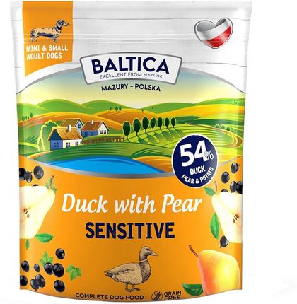 Baltica Duck With Pear Karma Dla Psa Małe Rasy Kaczka Z Gruszką 1Kg
