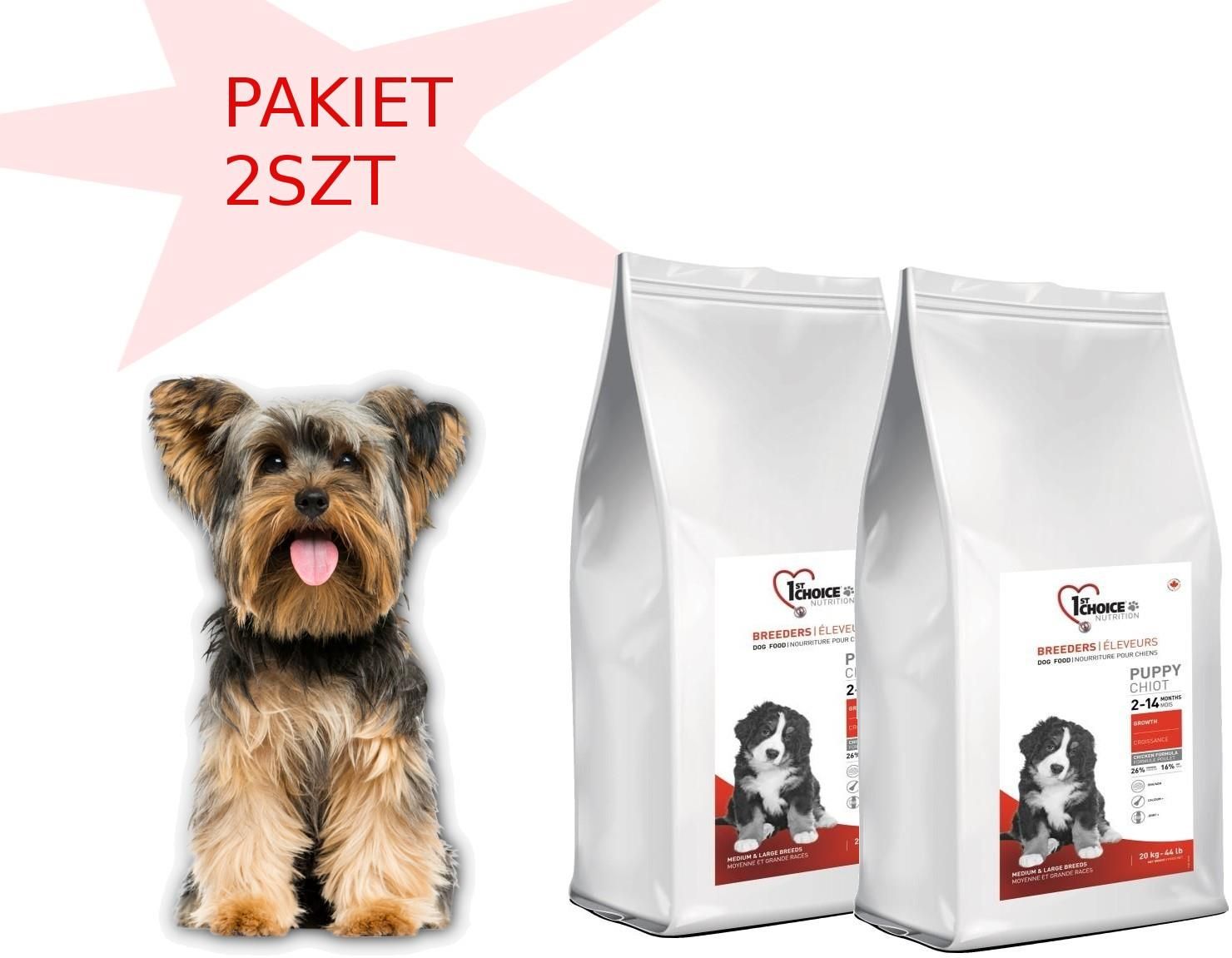 Karma 1St Choice Breeders Puppy Medium&Large Pakiet Karm Suchych