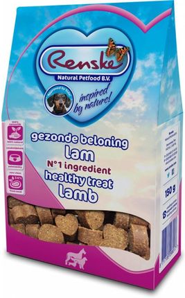 Renske Natural Petfood Healthy Treat Lamb Ciasteczka Z Jagnięciny Dla Psów 150G