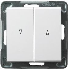 Zdjęcie Ospel Wyłącznik ścienny SONATA MODUŁ żaluzjowy biały - Radzyń Podlaski