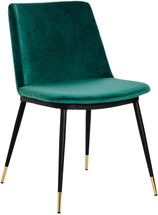 Elior Tapicerowane Zielone Krzesło Do Salonu I Jadalni Gambo 3x