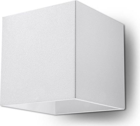 Lumes Minimalistyczny Kinkiet Kostka E716-Quas Biały