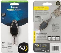 Nite Ize Akumulatorowa Z Karabińczykiem Radiant Rechargeable Microlight White Led 12 Lumenów Rmlr02 29 R7 Czarny